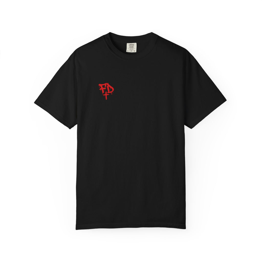 Faded District Angel Illustration T-Shirt | Back Graphic Streetwear